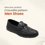 Genuine Leather Crocodile pattern Shoes-06