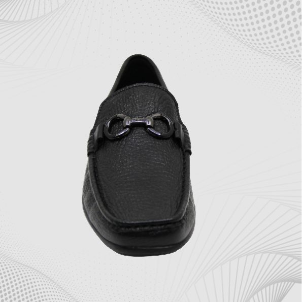 Men Black Casual Leather Shoes-03