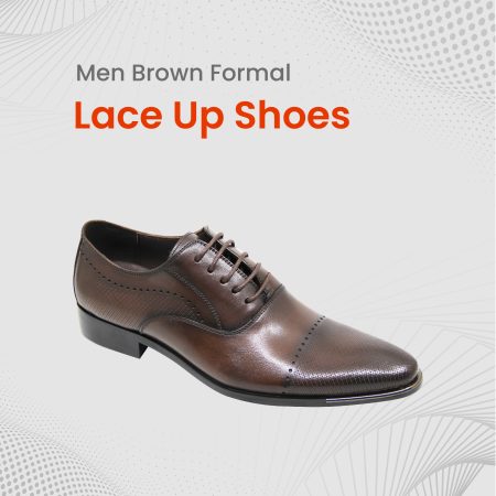 Men Brown Formal Lace Up Shoes